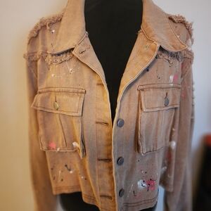 POL Stylish Tan Women's Jacket